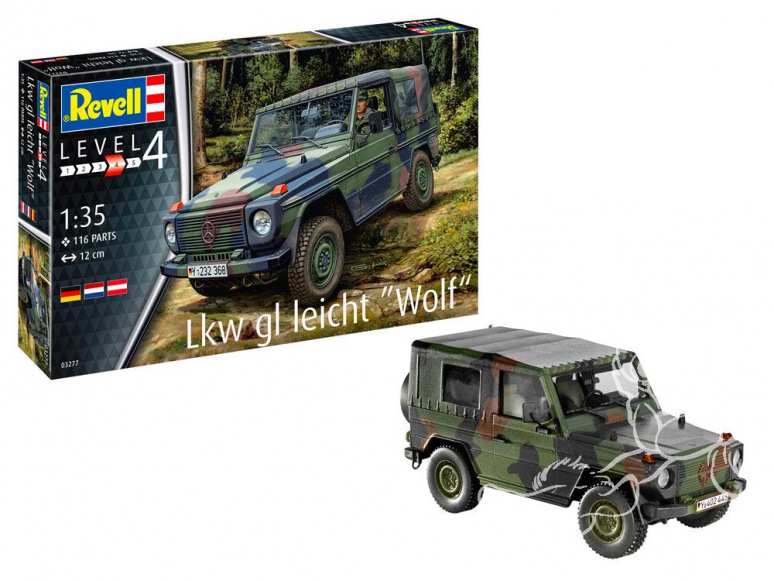 Revell maquette militaire 03277 Lkw gl leicht "Wolf" 1/35