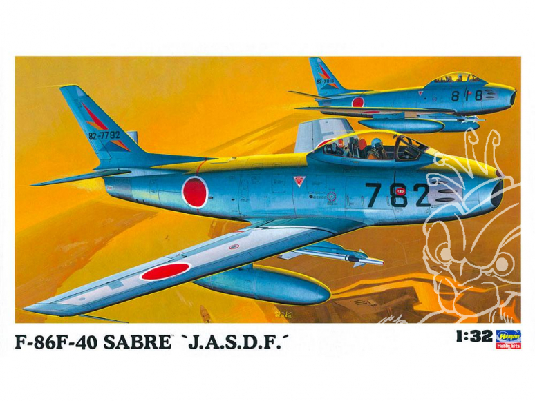 Hasegawa maquette avion 08860 F-86F-40 Sabre "J.A.S.D.F." 1/32