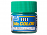 peinture maquette Mr Color C391 Vert intérieur Turquoise (Soviétique) Satiné 10ml