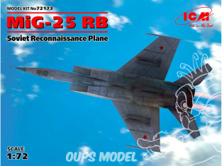 Icm maquette avion 72073 MiG-25 RB avion de reconnaissance soviétique 1/72