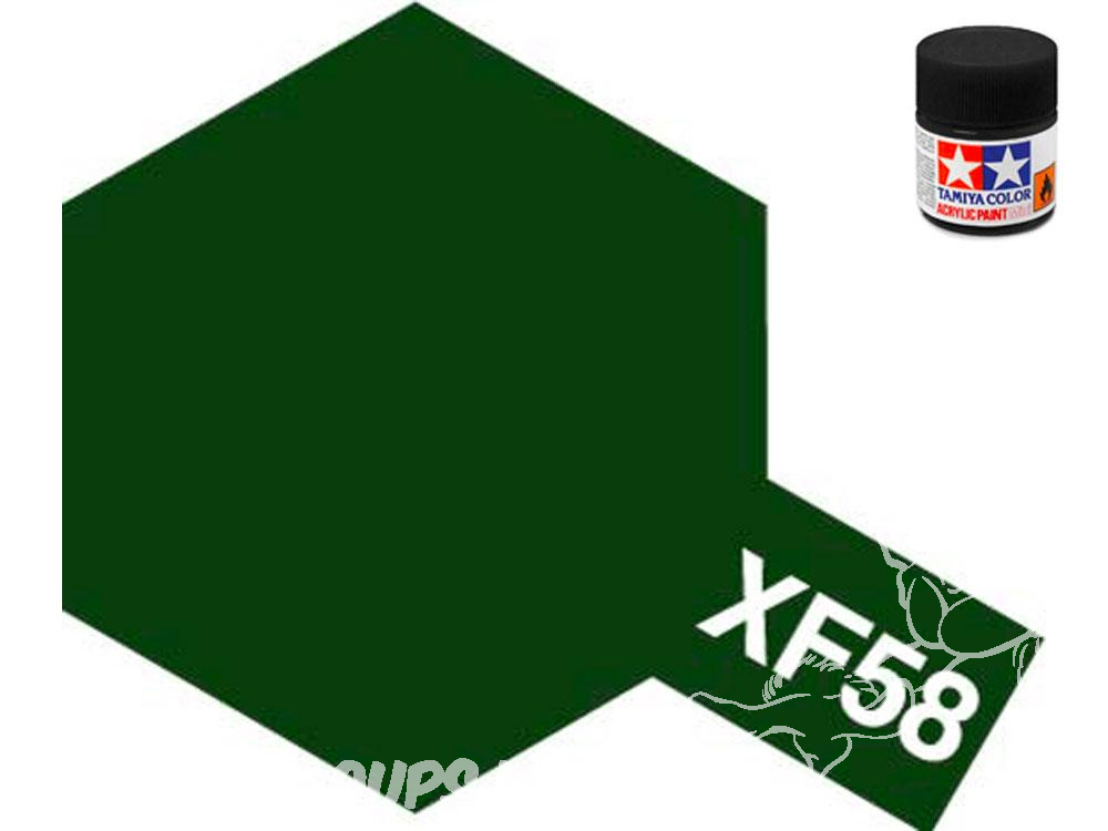 Mini pot de peinture acrylique 10 ml pour maquette T2M - XF62 vert