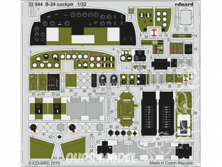 Eduard photodécoupe avion 32944 Cockpit B-24 Hobby Boss 1/32