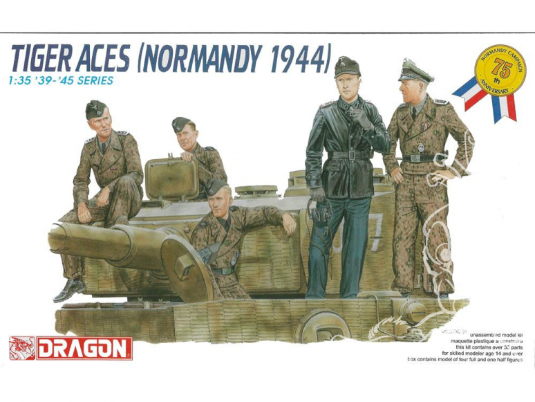 dragon maquette militaire 6028 TIGER ACES NORMANDY 1944 1/35