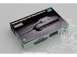 TRUMPETER maquette militaire 07165 Char allemand Jagdtiger avec canon 128mm pak 44L-61 WWII 1/72