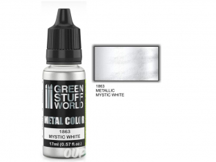 Green Stuff 502220 Peinture metallisee MYSTIC WHITE