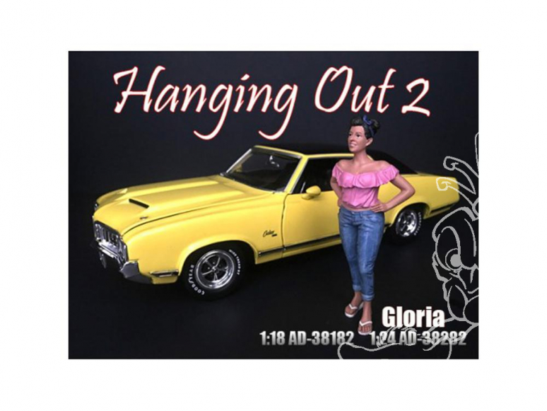 American Diorama figurine AD-38282 Hanging out 2 - Gloria 1/24