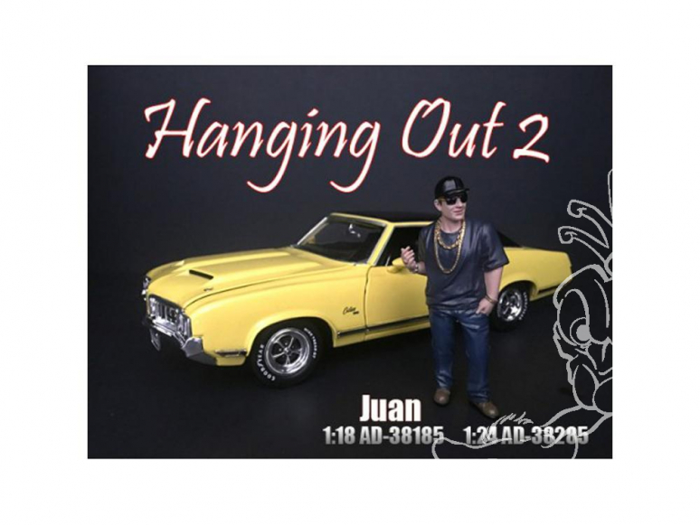 American Diorama figurine AD-38285 Hanging out 2 - Juan 1/24