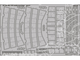 EDUARD photodecoupe avion 32325 Undercarriage He219 1/32