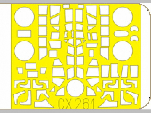 Eduard Express Mask cx261 JU88A 1/72