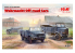 Icm maquette militaire DS3503 Wehrmacht Off-road Cars (Kfz.1, Horch 108 Typ 40, L1500A) 1/35