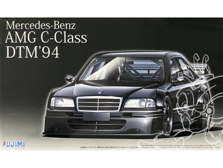 Fujimi maquette voiture 126821 Mercedes-Benz Classe C AMG DTM 1994 1/24