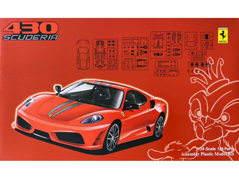 FUJIMI maquette voiture 123363 Ferrari 430 Scuderia 1/24