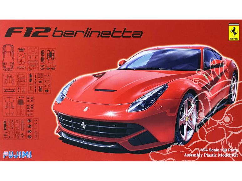 Fujimi maquette voiture 126197 Ferrari F12 Berlinetta Deluxe 1/24