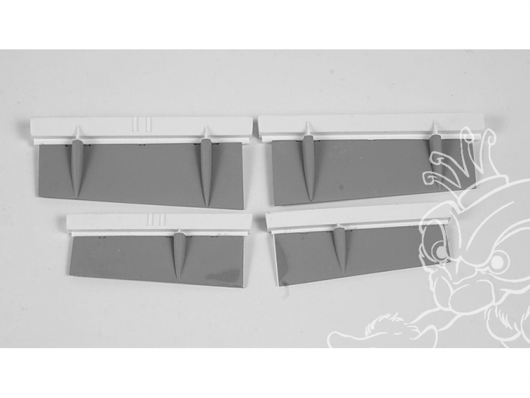 Cmk kit d'amelioration 4385 AJ/ SK/ SH-37 Viggen Control Surfaces pour kit Special Hobby et Tarangus 1/48