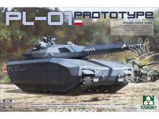 Takom maquette militaire 2127 Char Prototype PL-01 1/35