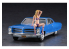 Hasegawa maquette voiture 52224 PONTIAC BONNEVILLE 1966 avec figurine 1/24