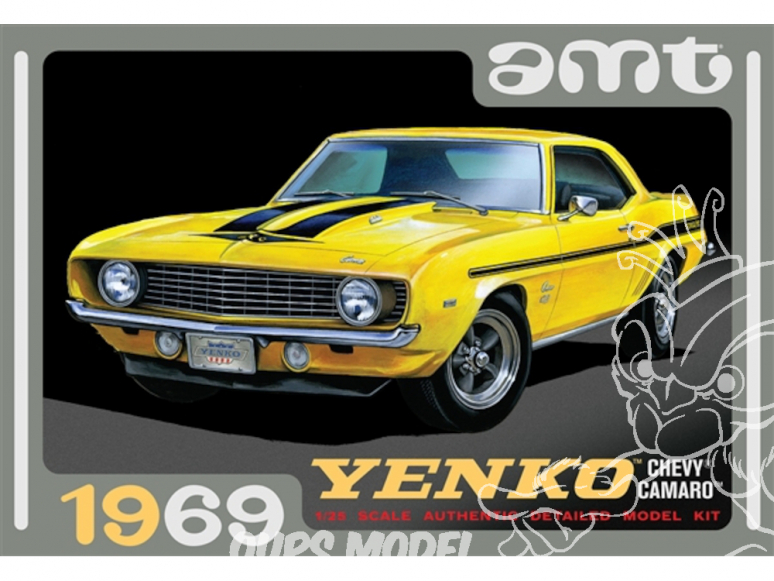 AMT maquette camion 1093 11969 Chevy Camaro Yenko 1/25