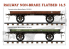 Mini Art maquette militaire 39004 WAGON PLATE-FORME FERROVIAIRE NON FREINE 16,5t 1/35