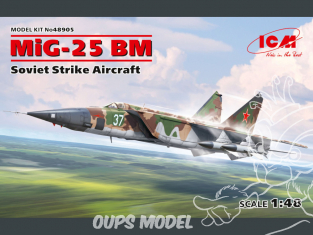 Icm maquette avion 48905 Mikoyan-Gourevitch MiG-25 BM avion d'attaque soviétique 1/48