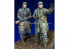 Alpine figurine 35249 Set Ensemble d&#039;officiers WSS 44-45 (2 figurines) 1/35