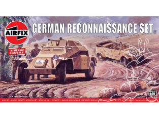 Airfix maquette militaire A02312V Set de reconnaissance allemand 1/76