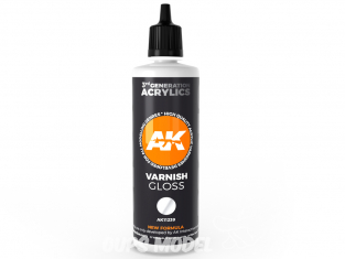 Ak interactive peinture acrylique 3G AK11239 Vernis Brillant 100ml