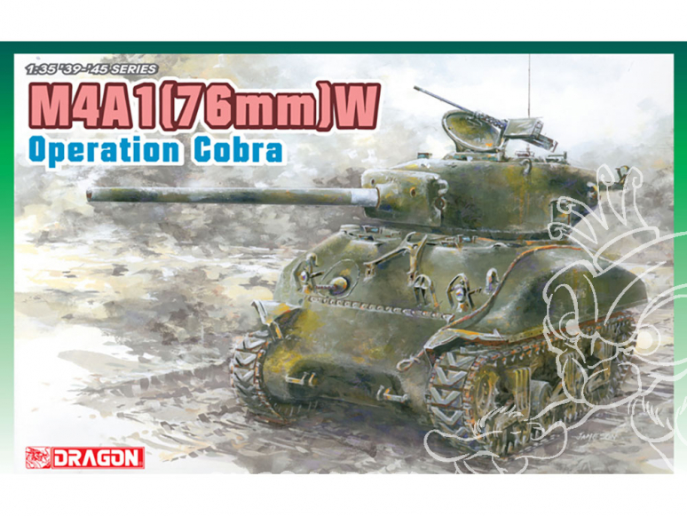 Dragon maquette militaire 6083 M4A1(76)W "Operation Cobra" 1/35