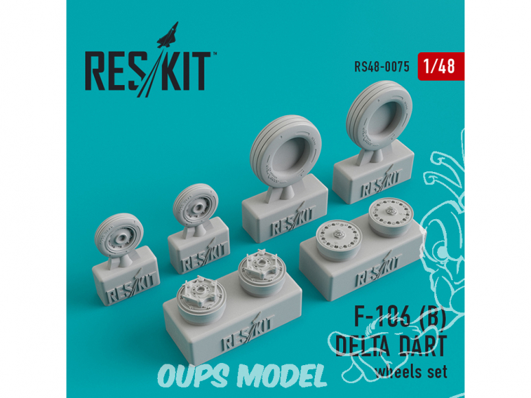 ResKit kit d'amelioration avion RS48-0075 Convair F-106 (B) Delta Dart 1/48