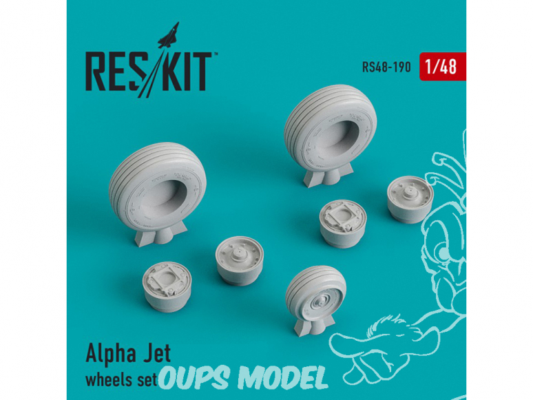 ResKit kit d'amelioration avion RS48-0190 Alpha Jet 1/48