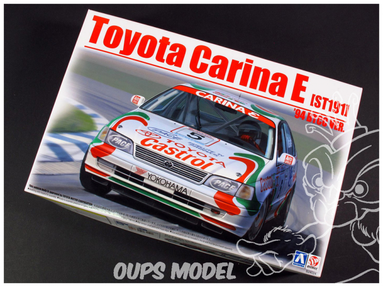 Beemax maquette voiture B24024 Toyota Carina E [ST191] Version BTCC 1994 1/24