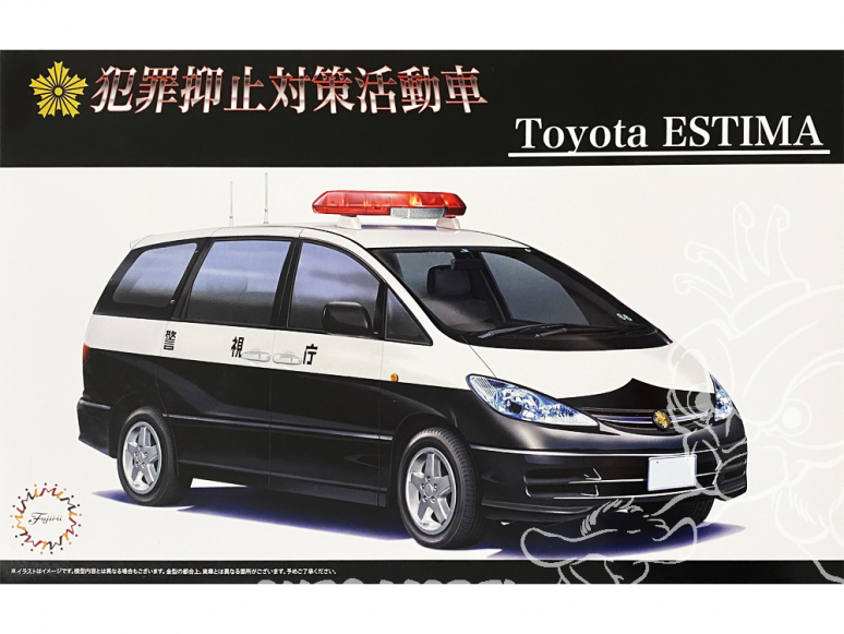 Fujimi maquette voiture 39824 Toyota Estima Police 1/24