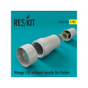 ResKit kit d'amelioration Helico RSU32-0004 Tuyère pour Mirage IIIE Italeri 1/32