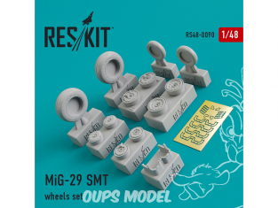 ResKit kit d'amelioration avion RS48-0090 Ensemble de roues pour MiG-29 (SMT) 1/48