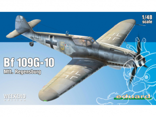 EDUARD maquette avion 84168 Messerschmitt Bf 109G-10 Mtt. Regensburg WeekEnd Edition 1/48