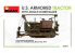 MINI ART maquette militaire 35291 TRACTEUR BLINDÉ U.S. AVEC LAME D&#039;ANGLE DE BOUTEUR 1/35