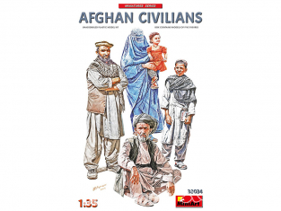 Mini Art maquette militaire 38034 Civils Afghants 1/35