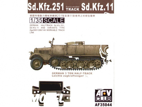 AFV maquette militaire 35044 CHENILLES ARTICULEES 1/35