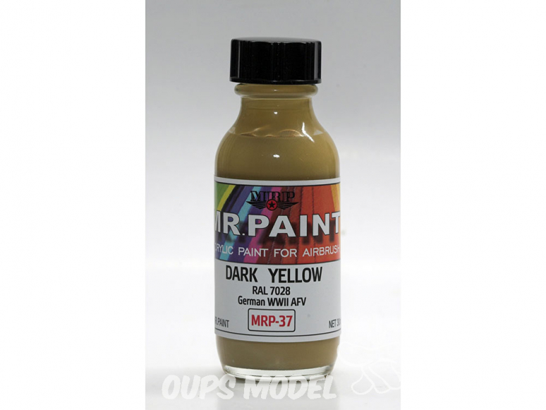 MRP peintures 037 Jaune foncé RAL 7028 30ml