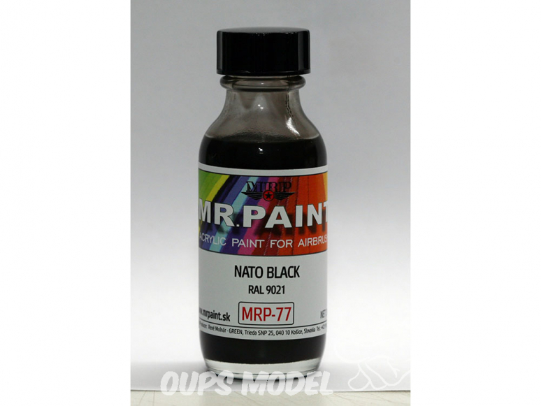 MRP peintures 077 NATO BLACK 30ml