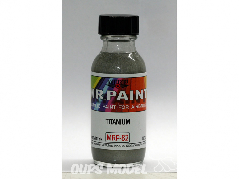 MRP peintures 082 TITANE 30ml