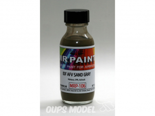 MRP peintures 106 IDF AFV Gris sable 30ml