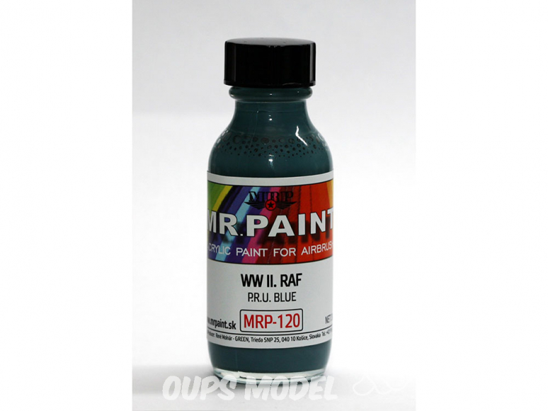 MRP peintures 120 Bleu P.R.U. 30ml