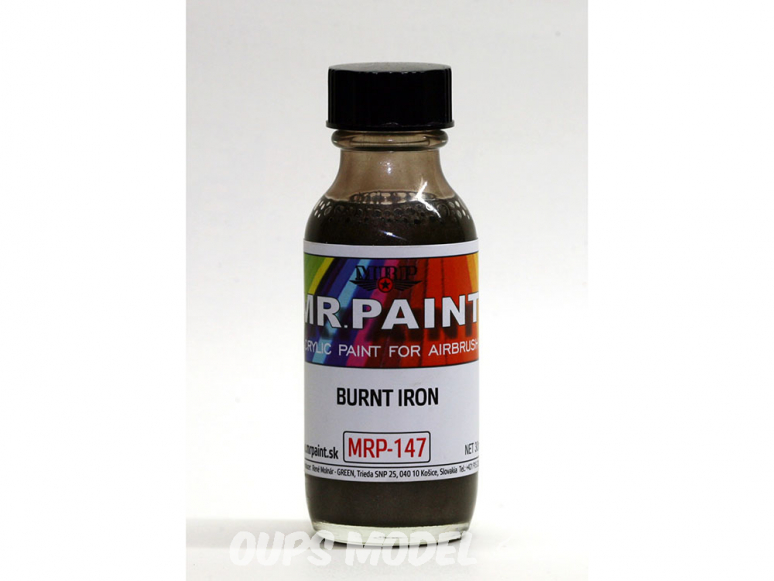 MRP peintures 147 Fer brûlé 30ml