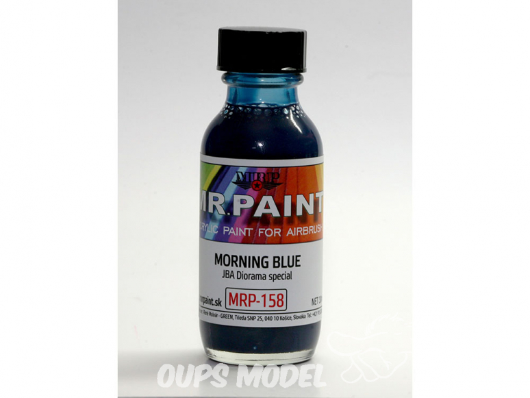 MRP peintures 158 MORNING BLUE 30ml