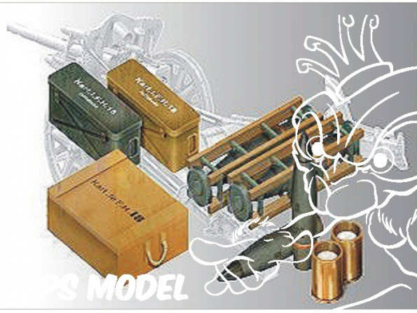 AFV maquette militaire 35062 SET DE MUNITIONS 1/35