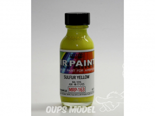 MRP peintures 163 SOUFRE JAUNE RAL 1016 30ml