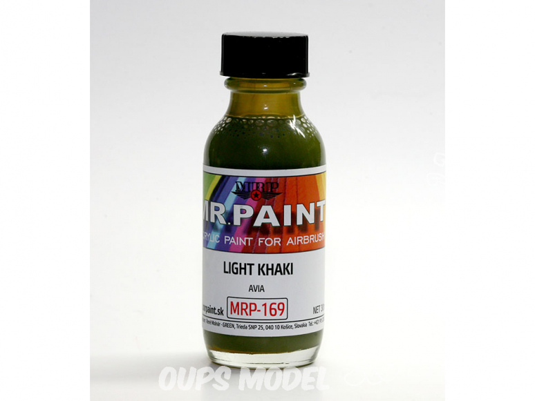 MRP peintures 169 KAKI LÉGER AVIA B534 30ml