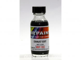 MRP peintures 180 ÉCHAPPEMENT SUIE Mat Clear 30ml