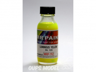 MRP peintures 192 JAUNE LUMINEUX RAL 1026 30ml