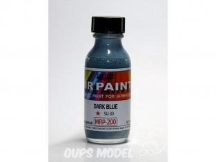 MRP peintures 200 BLEU FONCÉ SU-33 30ml